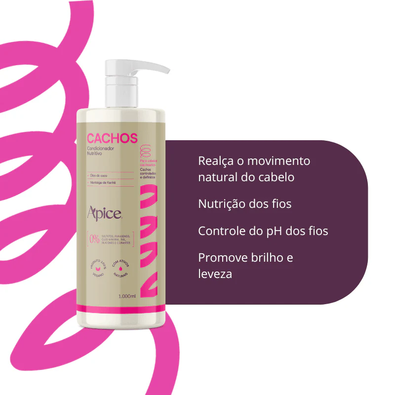 Condicionador Cachos Essence Nutritivo 1000ml - Image 3