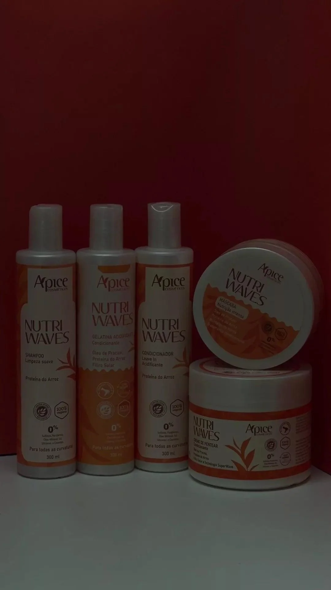 Creme de Pentear Nutri Waves 500g - No Poo / Low Poo - Ação Condicionante - Image 5