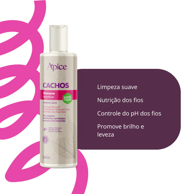 Kit Cachos - Shampoo, Condicionador, Gelatina, Máscara e Refil Ativador (5 ITENS) - Image 6