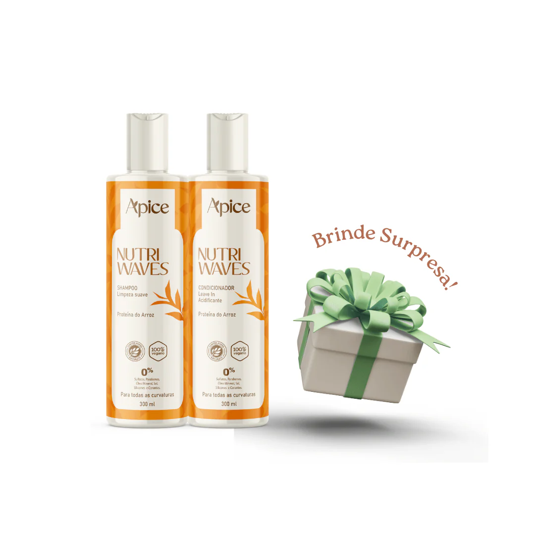 Kit Nutri Waves - Shampoo, Condicionador e Produto Supresa (3 ITENS)