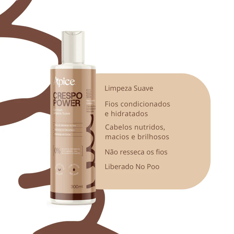 Kit Crespo Power - Co Wash, Shampoo, Condicionador, Máscara, Creme de Pentear, Gelatina, Mousse e Manteiga (8 itens) - Image 9