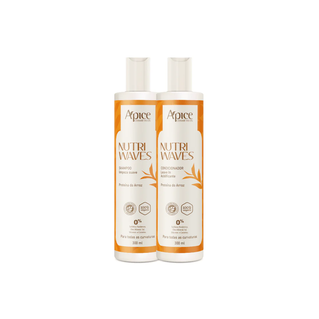 Kit Onduladas Nutri Waves Higienização - Shampoo e Condicionador (2 itens)
