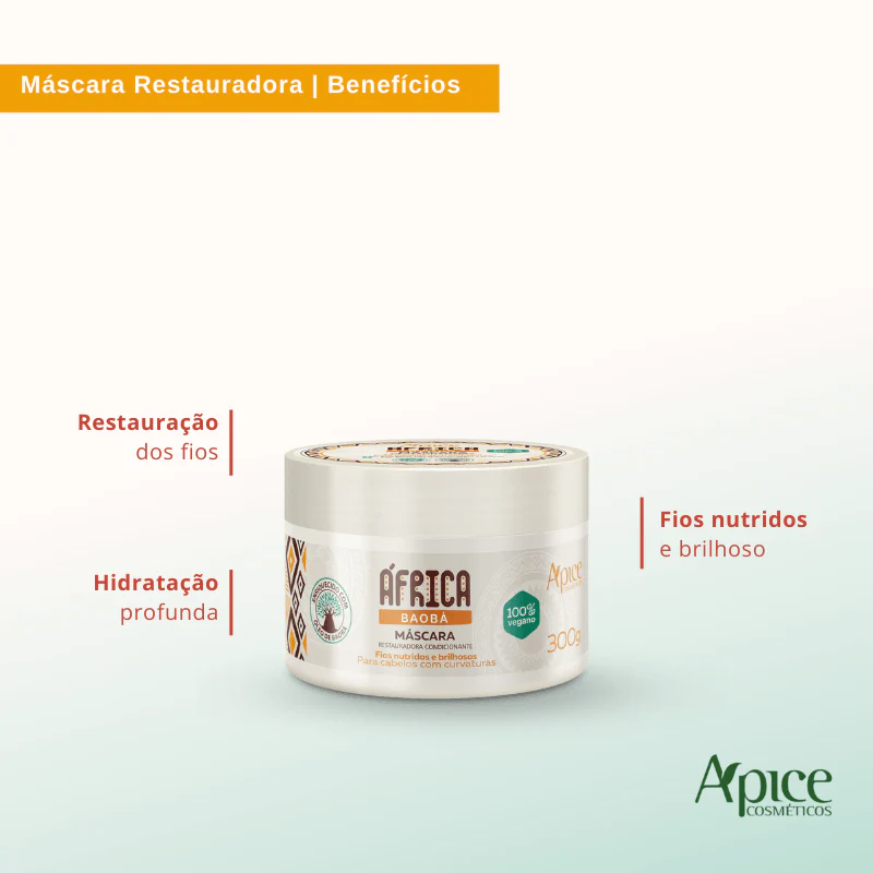 Kit Máscaras Áfria Baobá 300g (3 itens) - Image 2