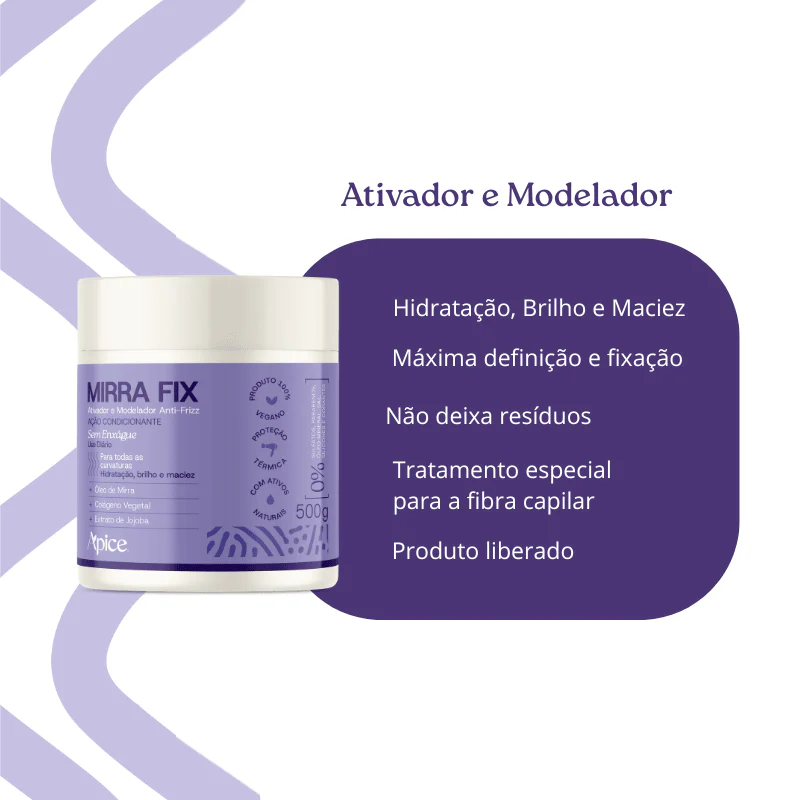 Kit Mirra Fix - Ativador, Gelatina e Óleo (3 ITENS) - Image 4