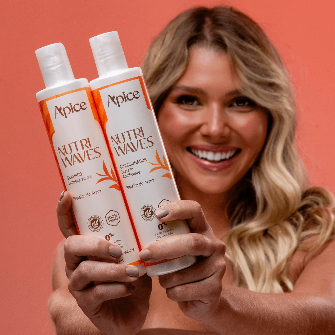 Kit Onduladas Nutri Waves - Shampoo, Condicionador, Máscara e Creme de Pentear (4 ITENS) - Image 3