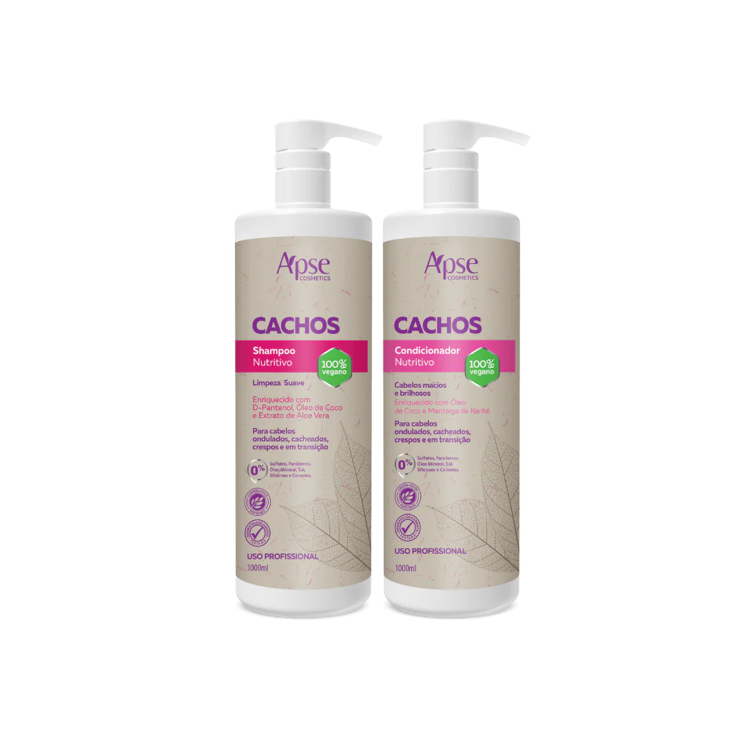 Kitão Cachos 1000 ml - Shampoo e Condicionador (2 ITENS)