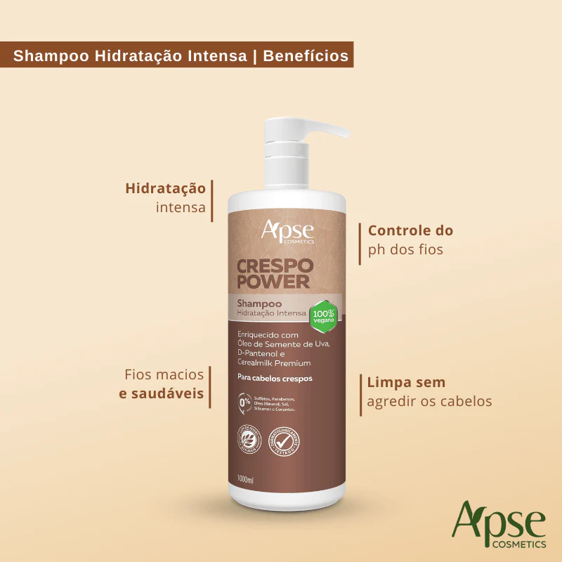 Kitão Crespo Power - Shampoo, Co Wash e Condicionador (3 ITENS) - Image 3