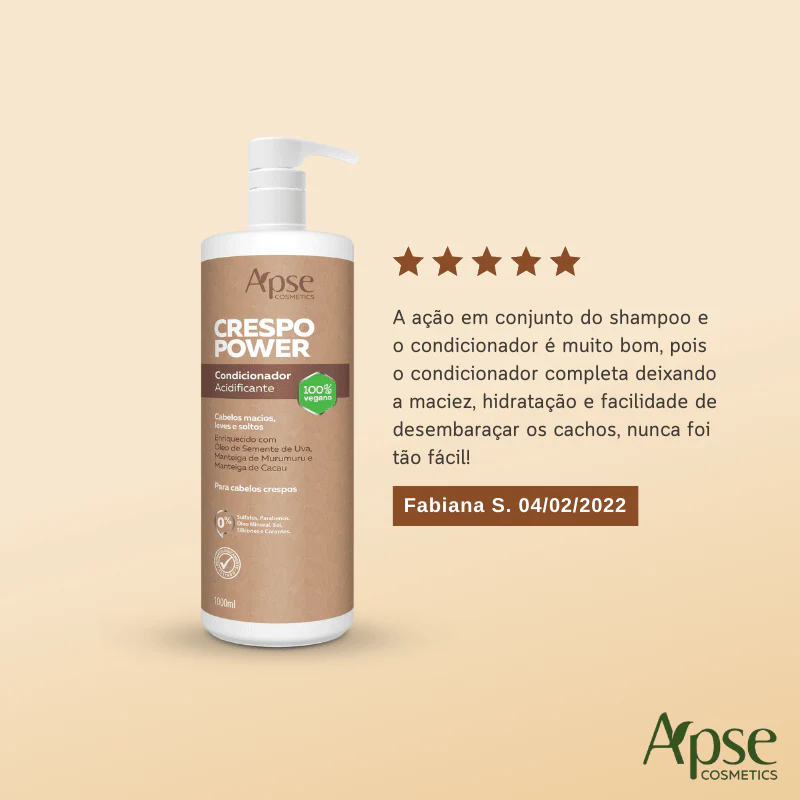 Kitão Crespo Power - Shampoo, Co Wash e Condicionador (3 ITENS) - Image 8