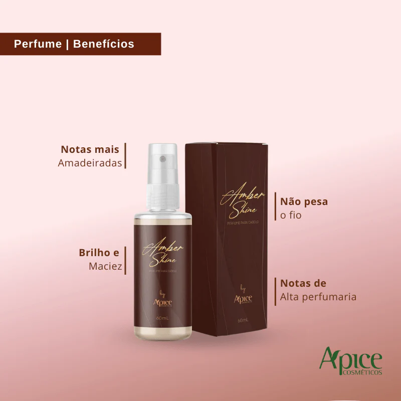 Perfume Capilar Amber Shine 60ml - Image 3