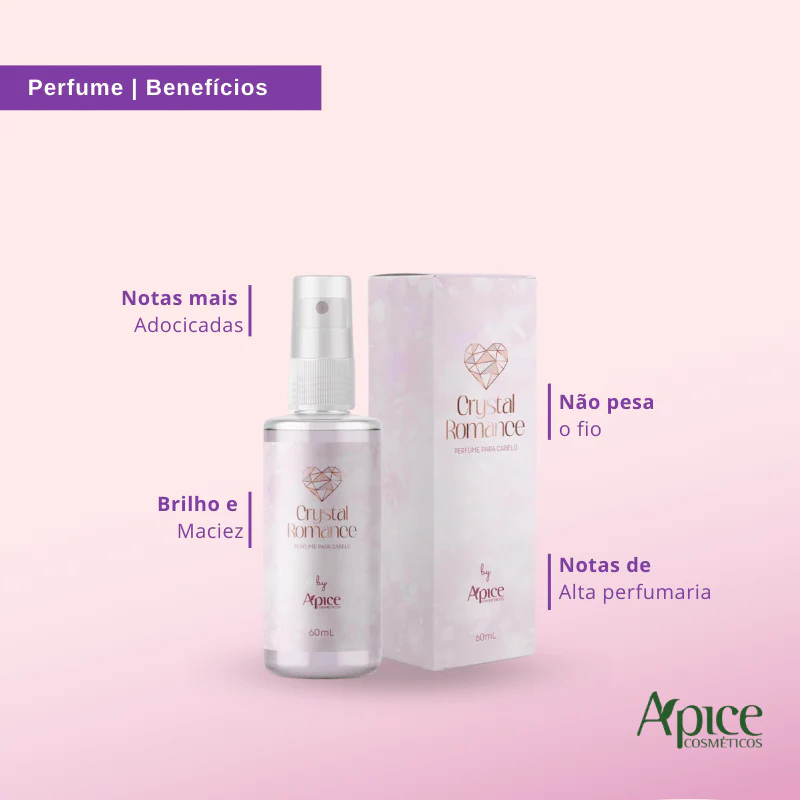 Perfume Capilar Crystal Romance 60 ml - Image 3