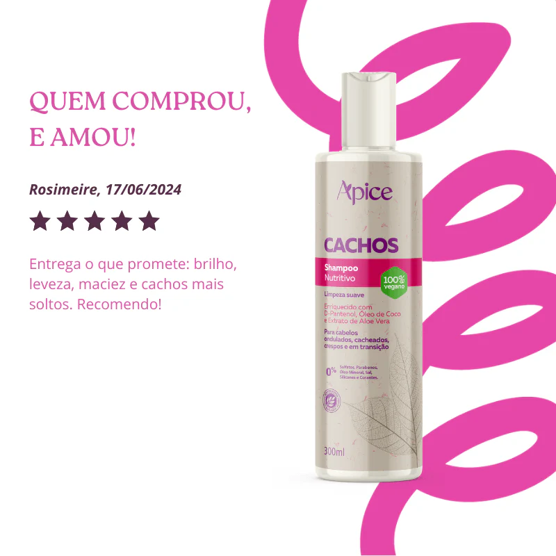 Shampoo Cachos Nutritivo 300ml - Image 7